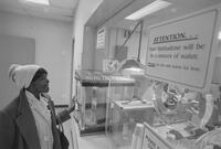 Photograph of Rosa Lee Cunningham at a methadone clinic
