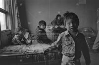 Photograph of children on the Rosebud Reservation