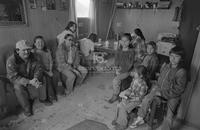 Photograph of a family on the Rosebud Reservation