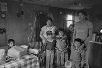 Photograph of a family on the Rosebud Reservation