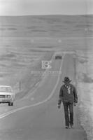 Photograph of a man on the Rosebud Reservation