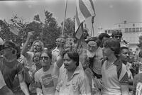 Photograph of an anti-Iran protest, 1980