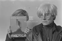 Photograph of Andy Warhol
