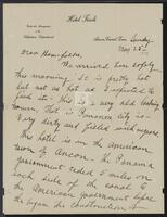 Letter from Sam Rayburn to His Family, May 1913
