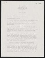 Letter from constituent Hunt to Congressman Jack Brooks, July 17, 1987