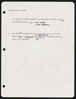 Draft of questions for Mr. Abrams written by Congressman Jack Brooks, undated