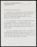 Statement of Congressman Jack Brooks regarding Iran-Contra Committee, May 5, 1987