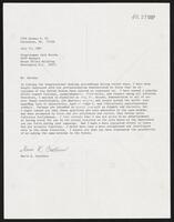 Letter from constituent Crothers to Congressman Jack Brooks, July 27, 1987