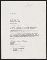 Letter from constituent Steed to Lt. Col. Oliver North and Congressman Jack Brooks (CC), July 16, 1987