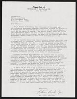 Letter to the Houston Post from Pitman Buck Jr. against Lt. Col. Oliver North and President Ronald Reagan's role in the Iran-Contra scandal, July 22, 1987