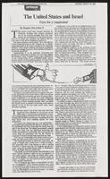 Article entitled ¥The United States and Israel¥ by Douglas MacArthur II, March 16, 1987