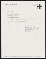 Letter from constituent Jamail to Congressman Jack Brooks, July 15, 1987