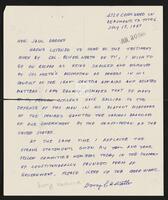 Letter from constituent Watler to Congressman Jack Brooks, July 13, 1987