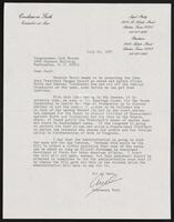Letter from constituent Fath to Congressman Jack Brooks, July 23, 1987