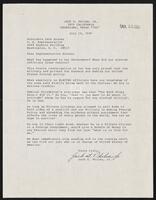 Letter from constituent Philen to Congressman Jack Brooks, July 16, 1987