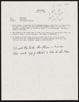 Interview requests for Daniel Inouye deferred to Congressman Jack Brooks, June 11, 1987