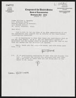 Letter from Congressman Jack Brooks to Judge William L. Hungate, August 4, 1987