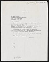 Letter from Congressman Jack Brooks to cartoonist Brethed, August 10, 1987