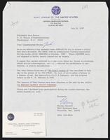 Letter from acquaintance Bennett to Congressman Jack Brooks, July 31, 1987