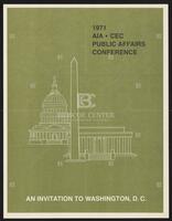 AIA-CEC Public Affairs Conference Program, March 3, 1971