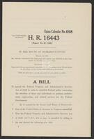 Bill H.R. 16443, March 12, 1970