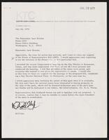Correspondence between Congressman Jack Brooks and B. Carroll Tharp