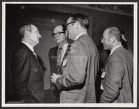 Photograph of Jack Brooks with conference attendees, March 3, 1971