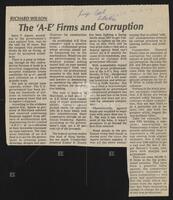 Newspaper Article, October 3, 1973