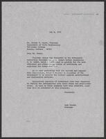 Letter from Jack Brooks to George F. Hauck, May 8, 1970