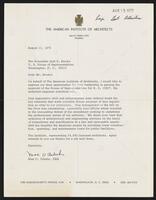Letter to Congressman Jack Brooks from Max O. Urbahn, August 11, 1972