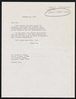 Letter from Congressman Jack Brooks to Robert P. White, Pitts, Phelps, & White, October 11, 1972