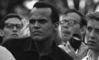 Harry Belafonte during Selma to Montgomery march