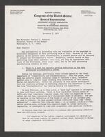 Letter from Congressman Jack Brooks to Charles L. Schulze, December 5, 1967