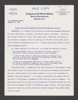 Congressional Press Release, February 24, 1967