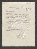 Correspondence between Congressman Jack Brooks and Jules B. Dupeza