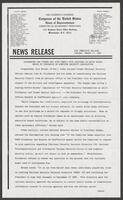 Congressional News Release, March 17, 1987