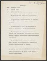 Memorandum to Congressman Jack Brooks, January 15, 1973