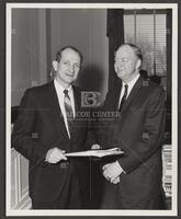 Photograph of Jack Brooks with Elmer B. Staats, March 31, 1965