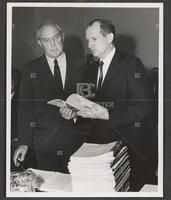 Photograph of Jack Brooks with Joseph Campbell, March 30, 1965