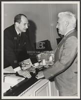 Photograph of Jack Brooks with Edmund Buckley, March 30, 1965