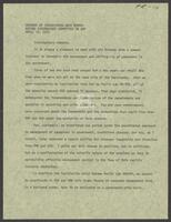 Remarks of Congressman Jack Brooks, April 10, 1973