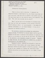 Remarks of Congressman Jack Brooks, November 18, 1971