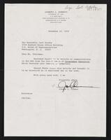 Letter to Congressman Jack Brooks from Joseph L. Gipson, December 15, 1972