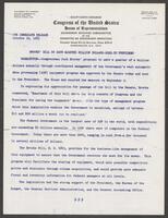 Congressional Press Release, September 22, 1965