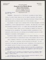 Congressional Press Release, March 31, 1965
