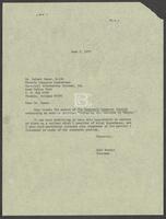 Letter from Jack Brooks to R. W. Bemer, June 5, 1972