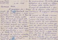 Letter to Dora Fossati