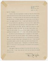 Letter to Joseph L. O'Rourke