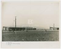 Photograph of Hospital, Community Center Building, and Offices