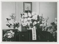 Photograph of Flowers Received from the Crown Prince for Doctor